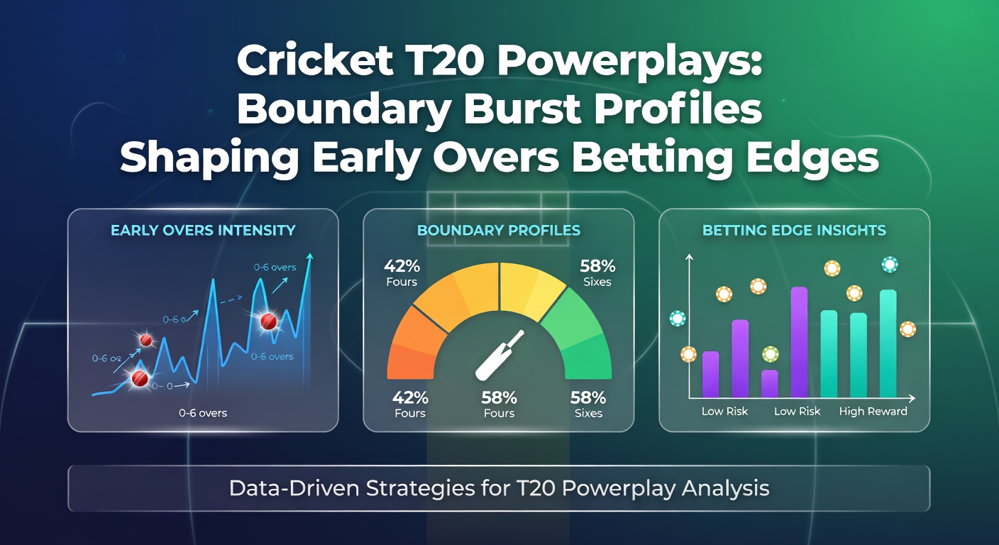 Dramatische boundary in een T20 powerplay over, met spelers duikend om de bal te stoppen