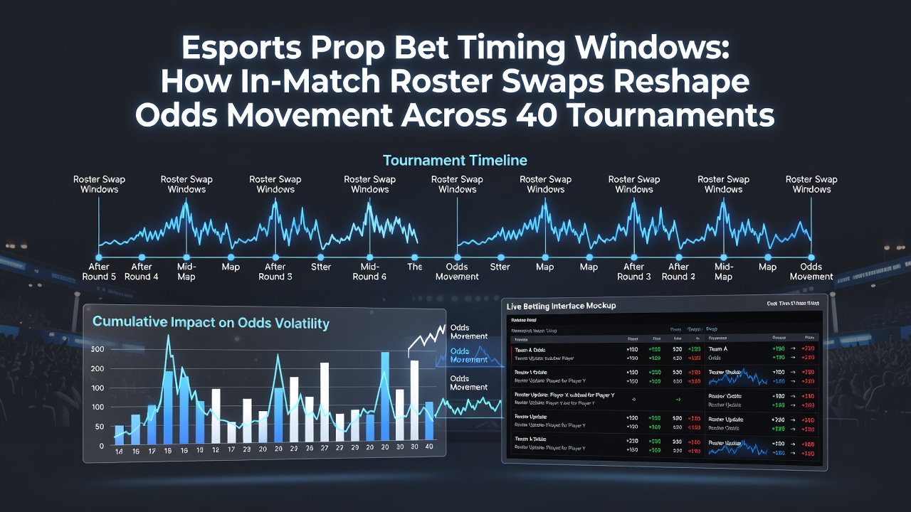 Live odds bewegingen na roster swaps in esports toernooien