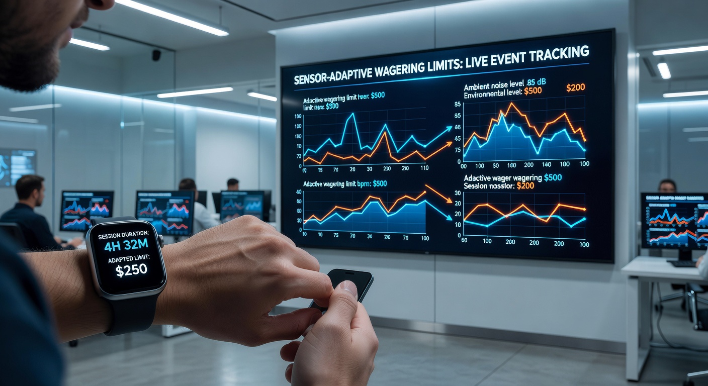Weergave van real-time limietaanpassingen via wearables en mobiele sensors tijdens live events