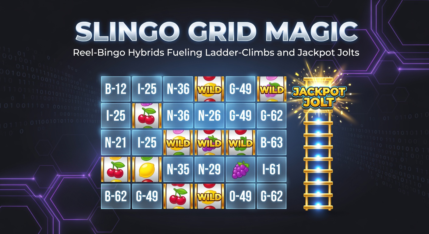 Dynamische Slingo ladder-climb met jackpot-meter die oplicht tijdens een reel-spin